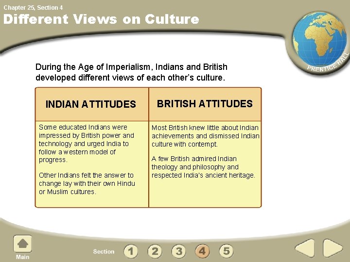 Chapter 25, Section 4 Different Views on Culture During the Age of Imperialism, Indians