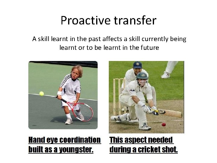 Quick Quiz 1 Name the 4 types of