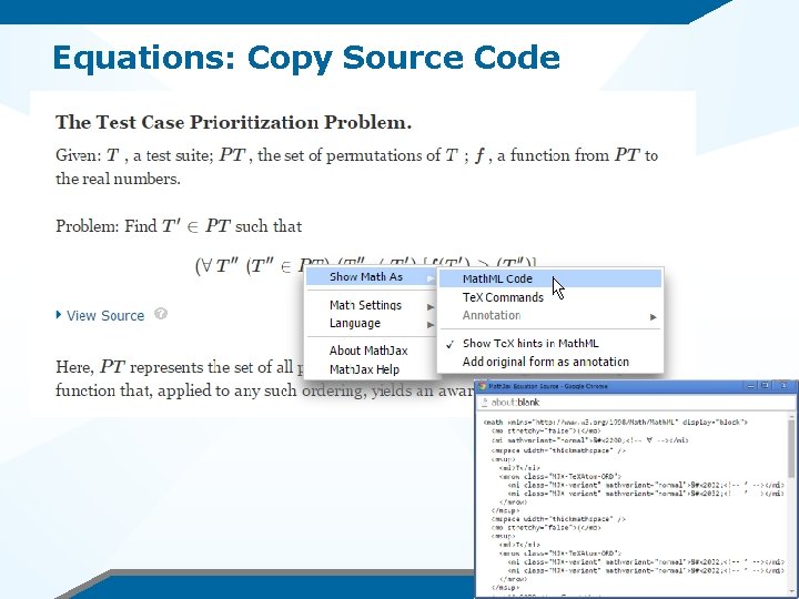 Equations: Copy Source Code 