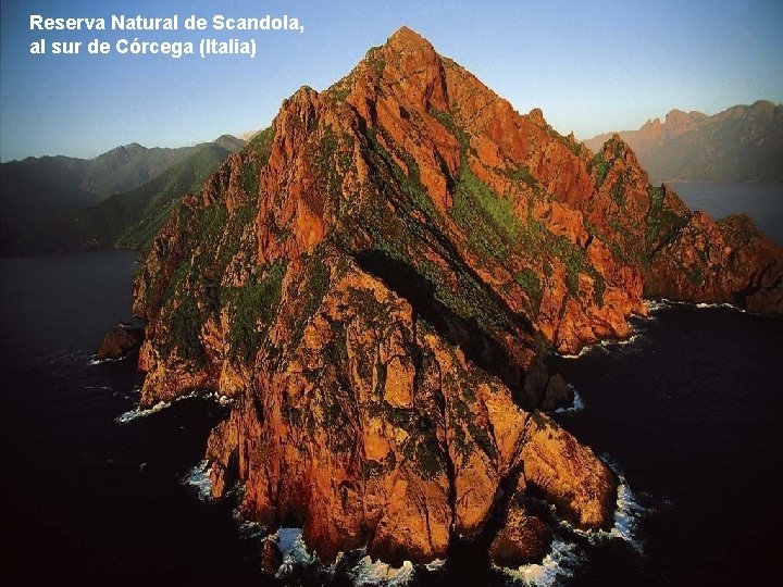 Reserva Natural de Scandola, al sur de Córcega (Italia) 