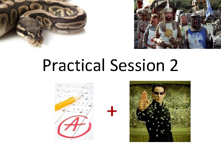 Practical Session 2 + 