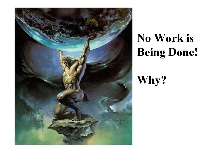 No Work is Being Done! Why? 