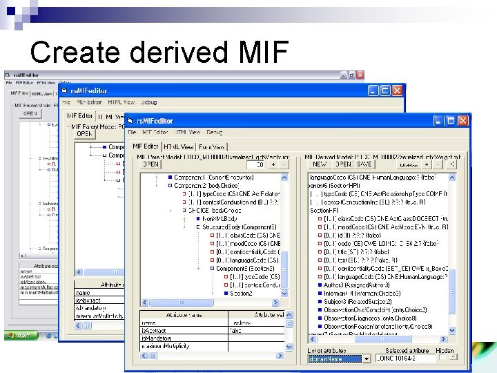 Create derived MIF Create derived MIF