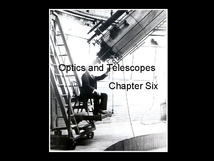 Optics and Telescopes Chapter Six 