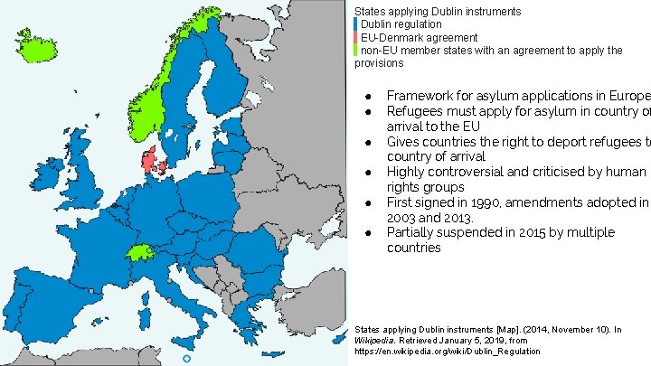 States applying Dublin instruments Dublin regulation EU-Denmark agreement non-EU member states with an agreement