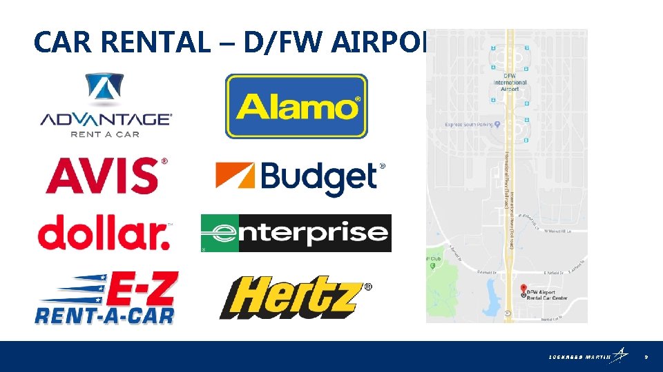 CAR RENTAL – D/FW AIRPORT 9 