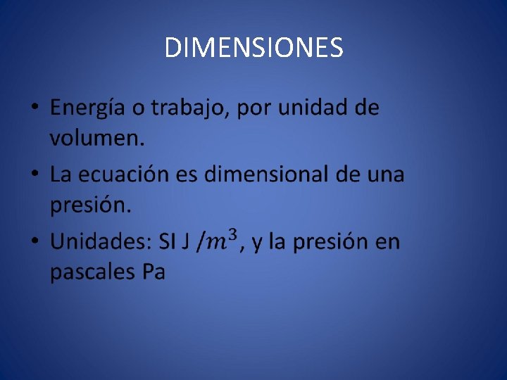 DIMENSIONES • 