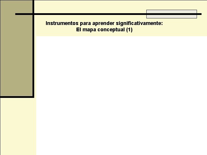 Instrumentos para aprender significativamente: El mapa conceptual (1) 