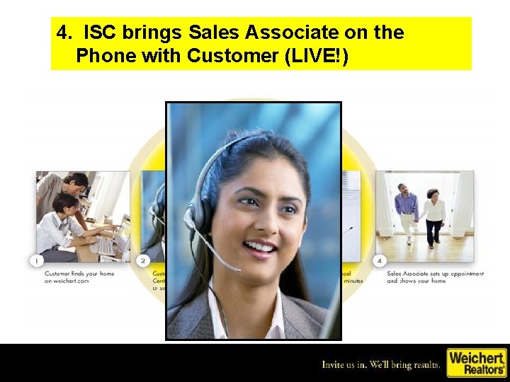 4. ISC brings Sales Associate on the Phone with Customer (LIVE!) 