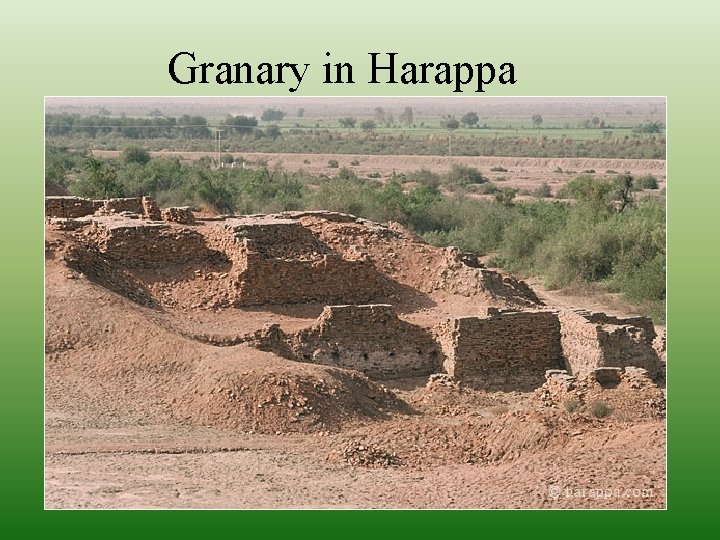 Granary in Harappa 