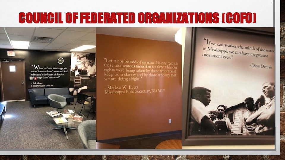 COUNCIL OF FEDERATED ORGANIZATIONS (COFO) 