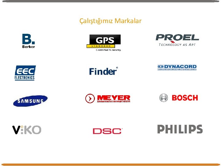 Çalıştığımız Markalar Çalıştığımız Markalar