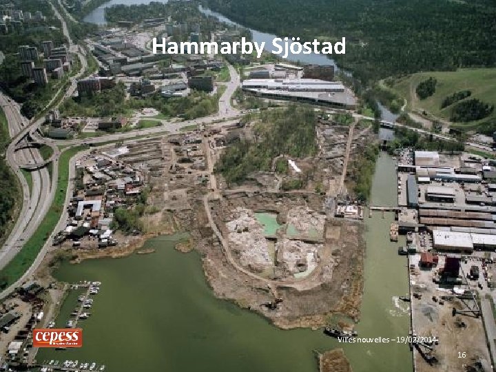 Hammarby Sjöstad Villes nouvelles – 19/02/2014 16 
