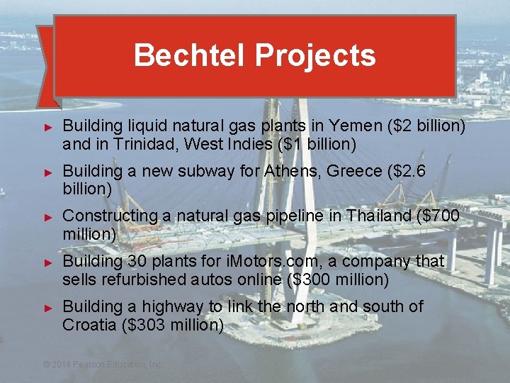 Bechtel Projects ► ► ► Building liquid natural gas plants in Yemen ($2 billion)