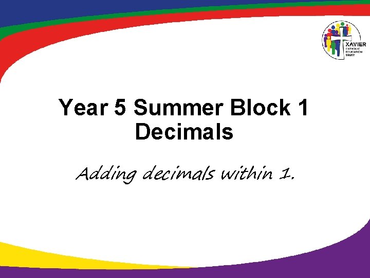 Year 5 Summer Block 1 Decimals Adding decimals