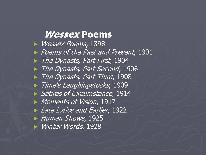  Wessex Poems ► Wessex Poems, 1898 ► ► ► ► ► Poems of