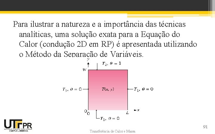 Para ilustrar a natureza e a importância das técnicas analíticas, uma solução exata para Para ilustrar a natureza e a importância das técnicas analíticas, uma solução exata para