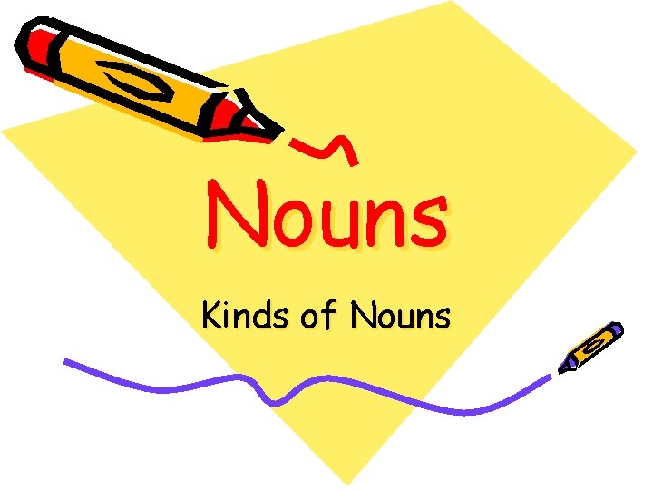 Nouns Kinds of Nouns 