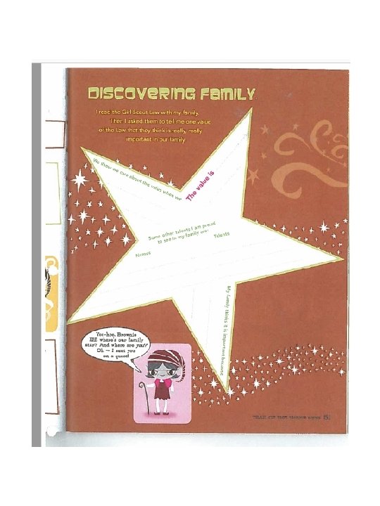 Brownie Quest Journey Presentation of this Journey The