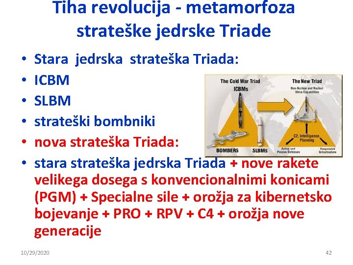 Tiha revolucija - metamorfoza strateške jedrske Triade • • • Stara jedrska strateška Triada: Tiha revolucija - metamorfoza strateške jedrske Triade • • • Stara jedrska strateška Triada: