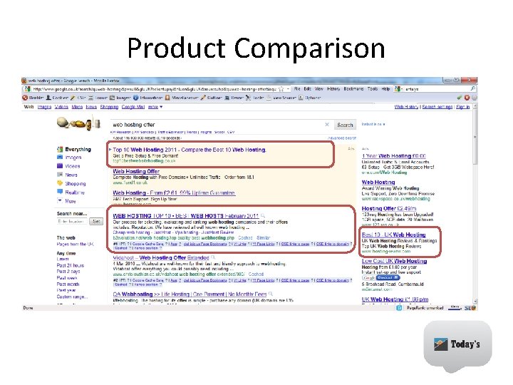 Product Comparison 