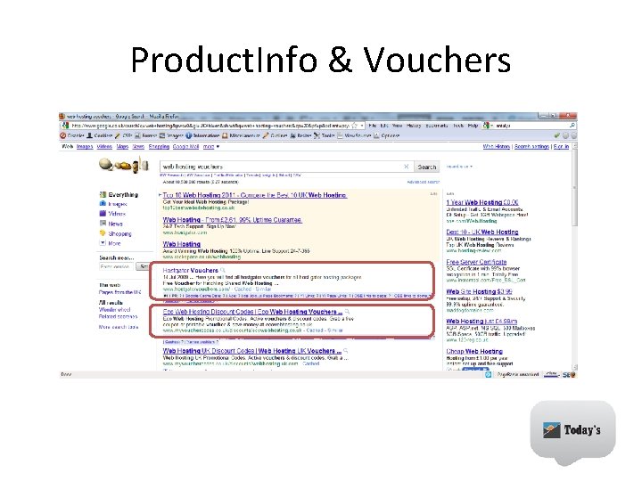 Product. Info & Vouchers Product. Info & Vouchers