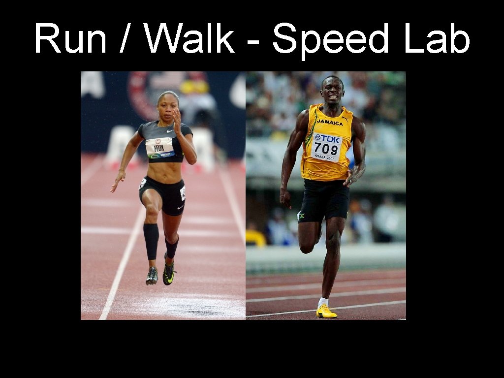 Run / Walk - Speed Lab 