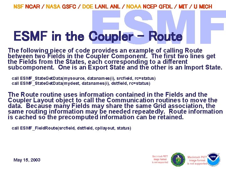 NSF NCAR / NASA GSFC / DOE LANL / NOAA NCEP GFDL / MIT