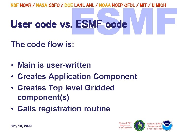 NSF NCAR / NASA GSFC / DOE LANL / NOAA NCEP GFDL / MIT