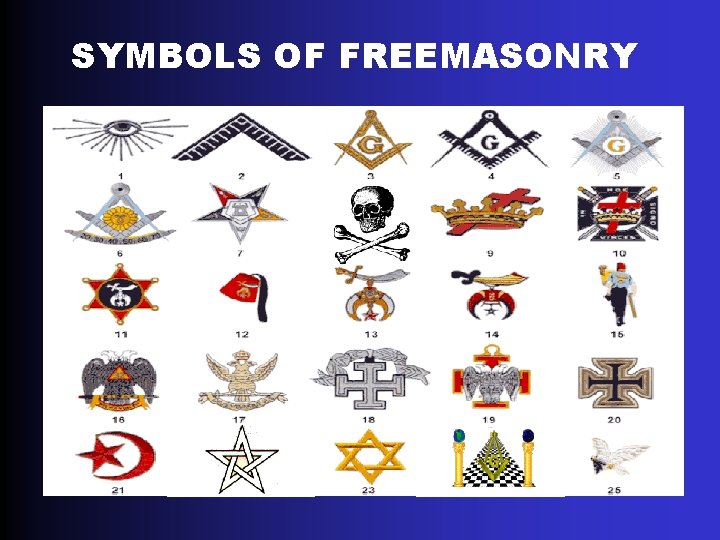 SYMBOLS OF FREEMASONRY 