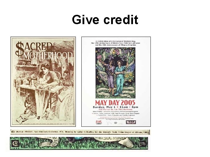 Give credit 