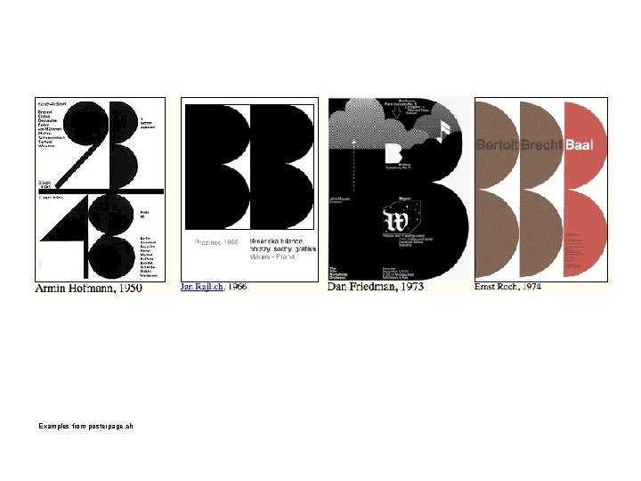Examples from posterpage. ch 