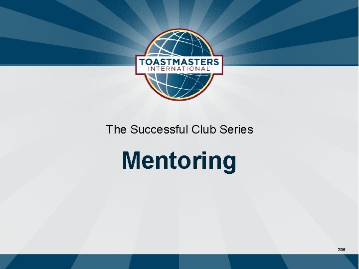 The Successful Club Series Mentoring 296 