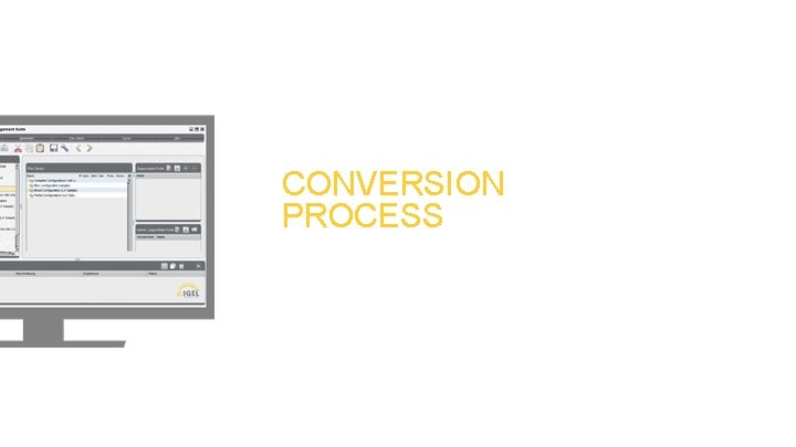CONVERSION PROCESS CONVERSION PROCESS