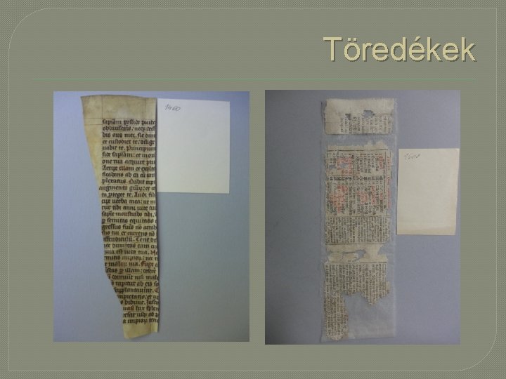 Töredékek 