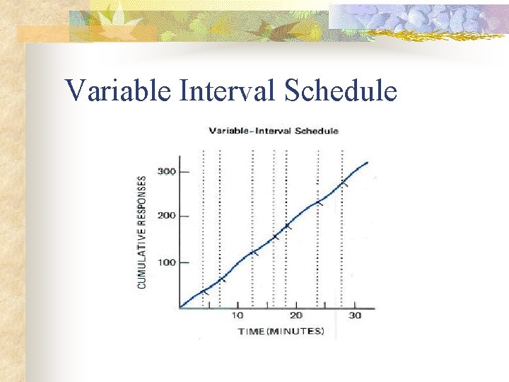 Variable Interval Schedule 