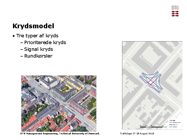Krydsmodel • Tre typer af kryds – Prioriterede kryds – Signal kryds – Rundkørsler