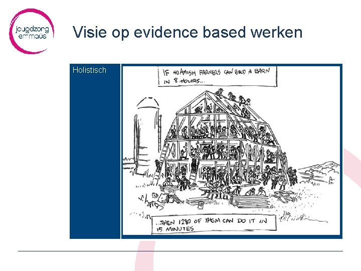 Visie op evidence based werken Holistisch 