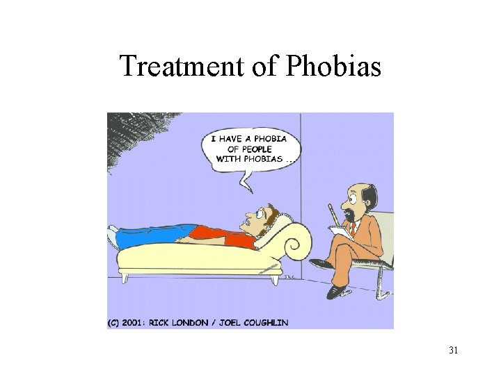 Treatment of Phobias 31 