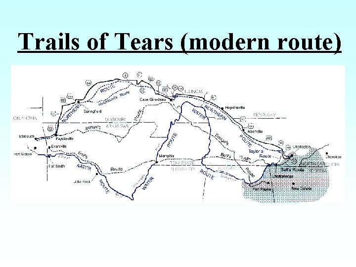 Trails of Tears (modern route) 