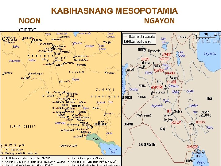 NOON GFTG KABIHASNANG MESOPOTAMIA NGAYON 