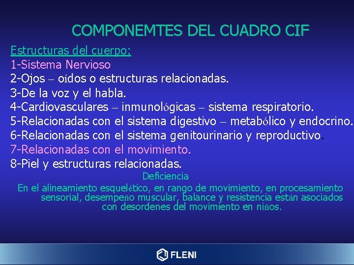 Como impacta la CIF en la Neurorehabilitacin Lic