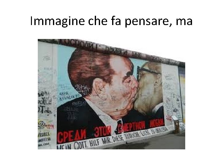 Immagine che fa pensare, ma 