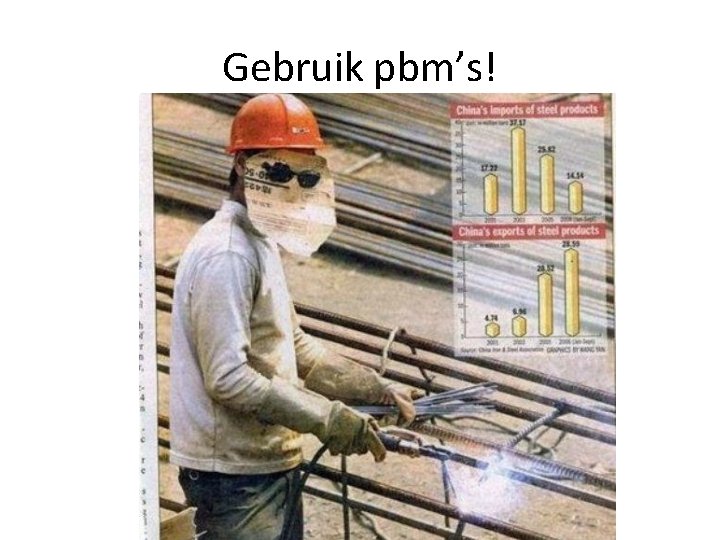 Gebruik pbm’s! 