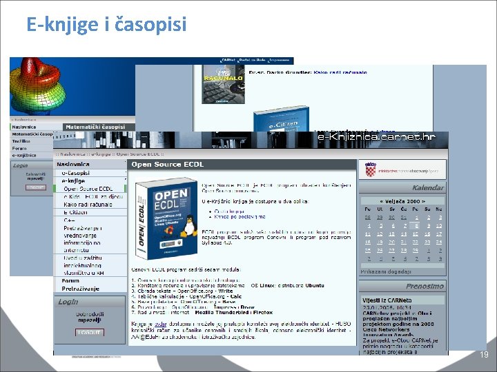 E-knjige i časopisi 19 
