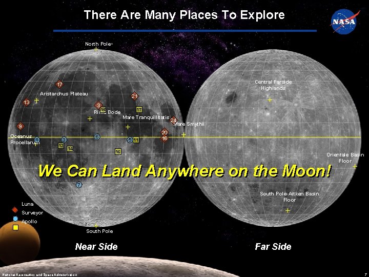 There Are Many Places To Explore North Pole + Central Farside Highlands 17 +