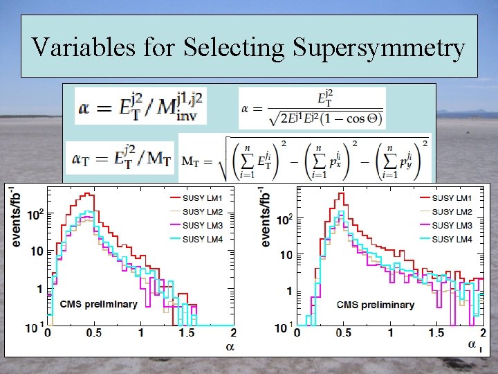 Variables for Selecting Supersymmetry 