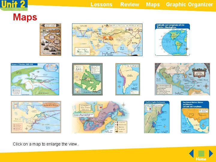 Lessons Review Maps Graphic Organizer Maps Native Peoples of North America Click on a