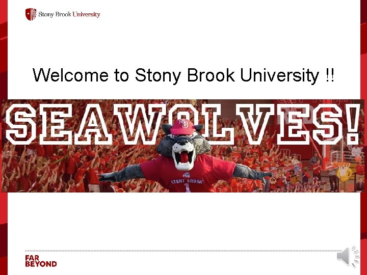 Welcome to Stony Brook University !! ‘ 