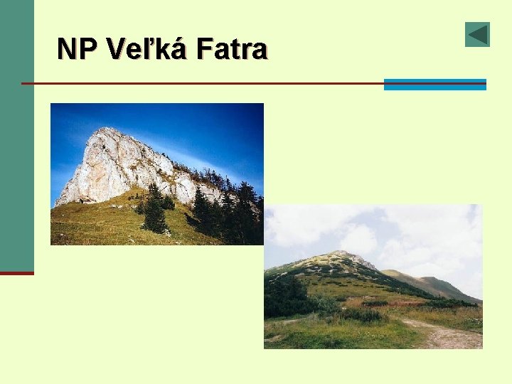 NP Veľká Fatra 